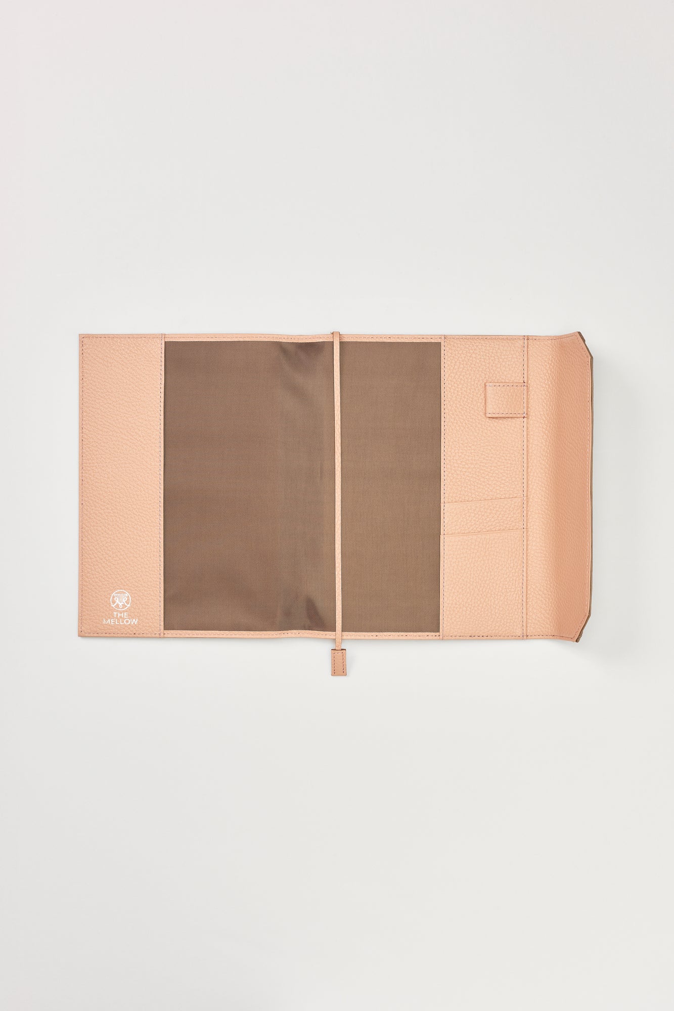 本革手帳カバー<トープ×ピンク>