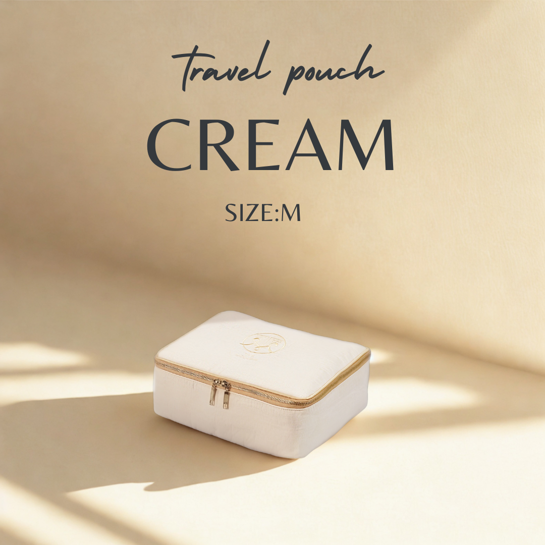 トラベルポーチ（CREAM）M