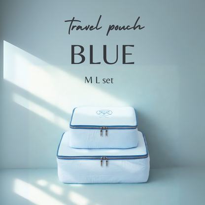 トラベルポーチ（BLUE)　 MLセット