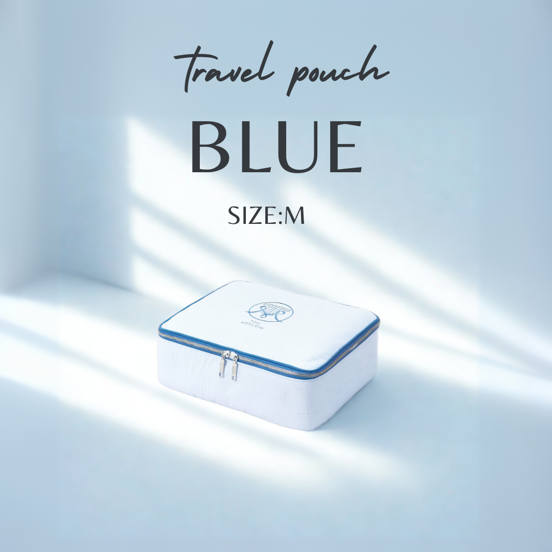 トラベルポーチ（BLUE)　M