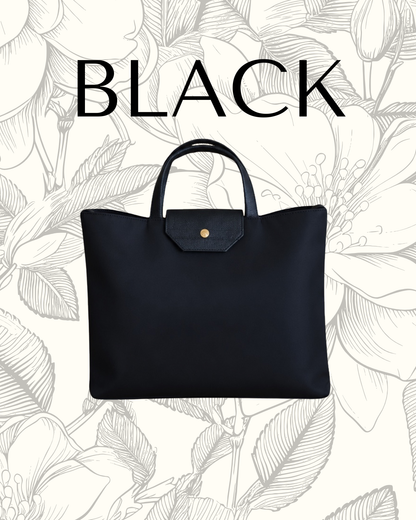 QUIET TOTE 　by the mellow　＜BLACK＞