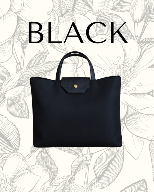 QUIET TOTE 　by the mellow　＜BLACK＞