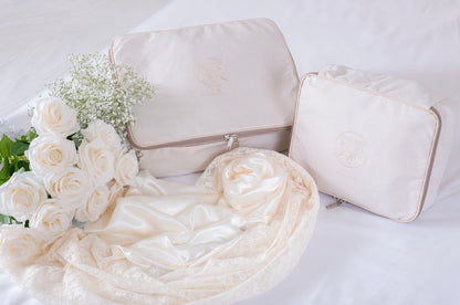 トラベルポーチ（CREAM）　L