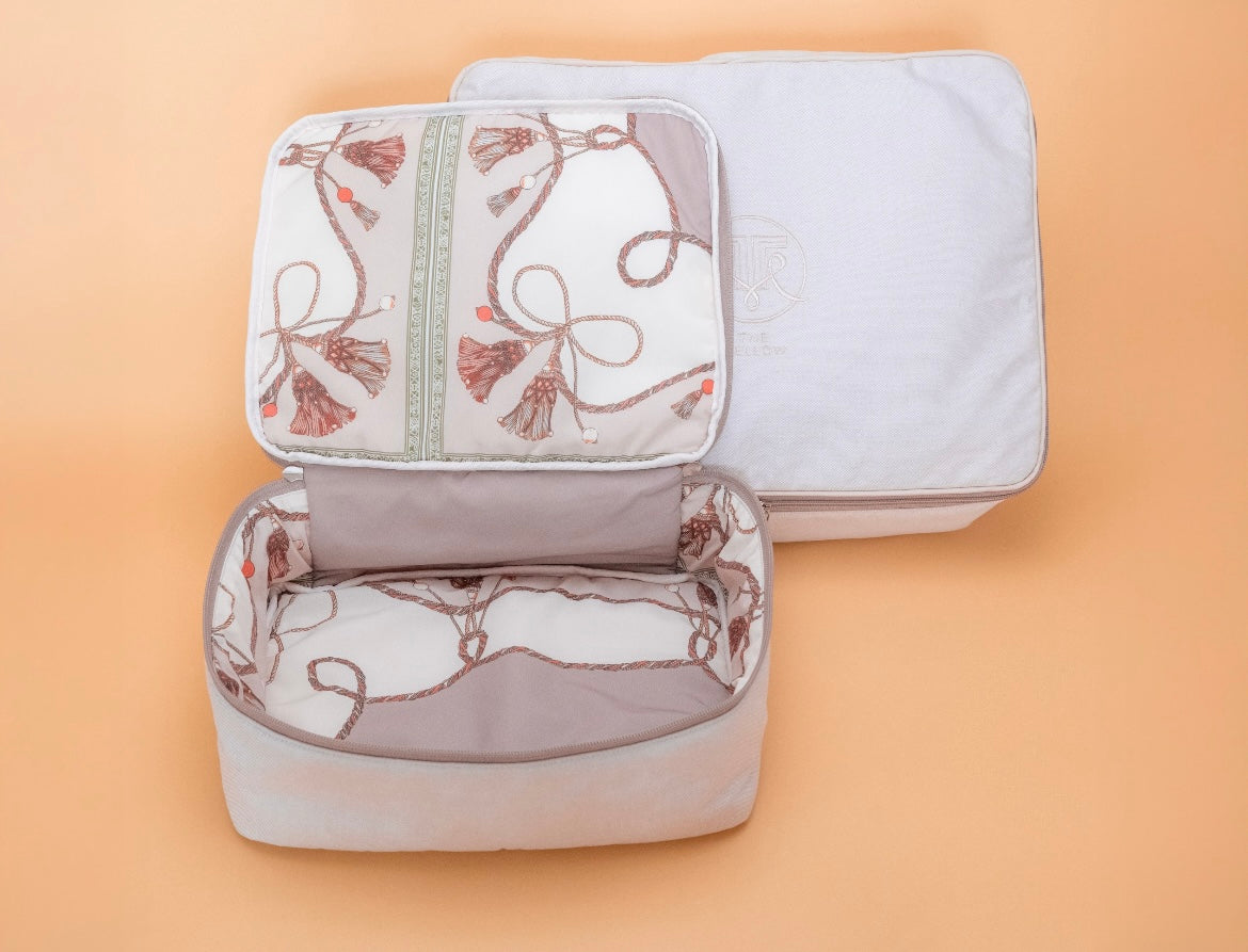 トラベルポーチ（CREAM）　L