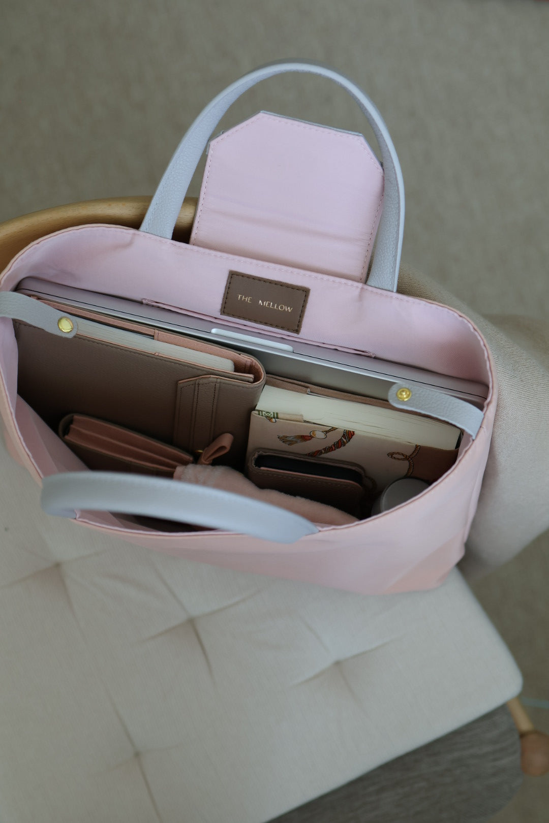 QUIET TOTE 　by the mellow　＜BLACK＞