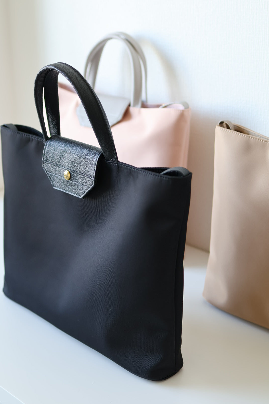 QUIET TOTE 　by the mellow　＜BLACK＞