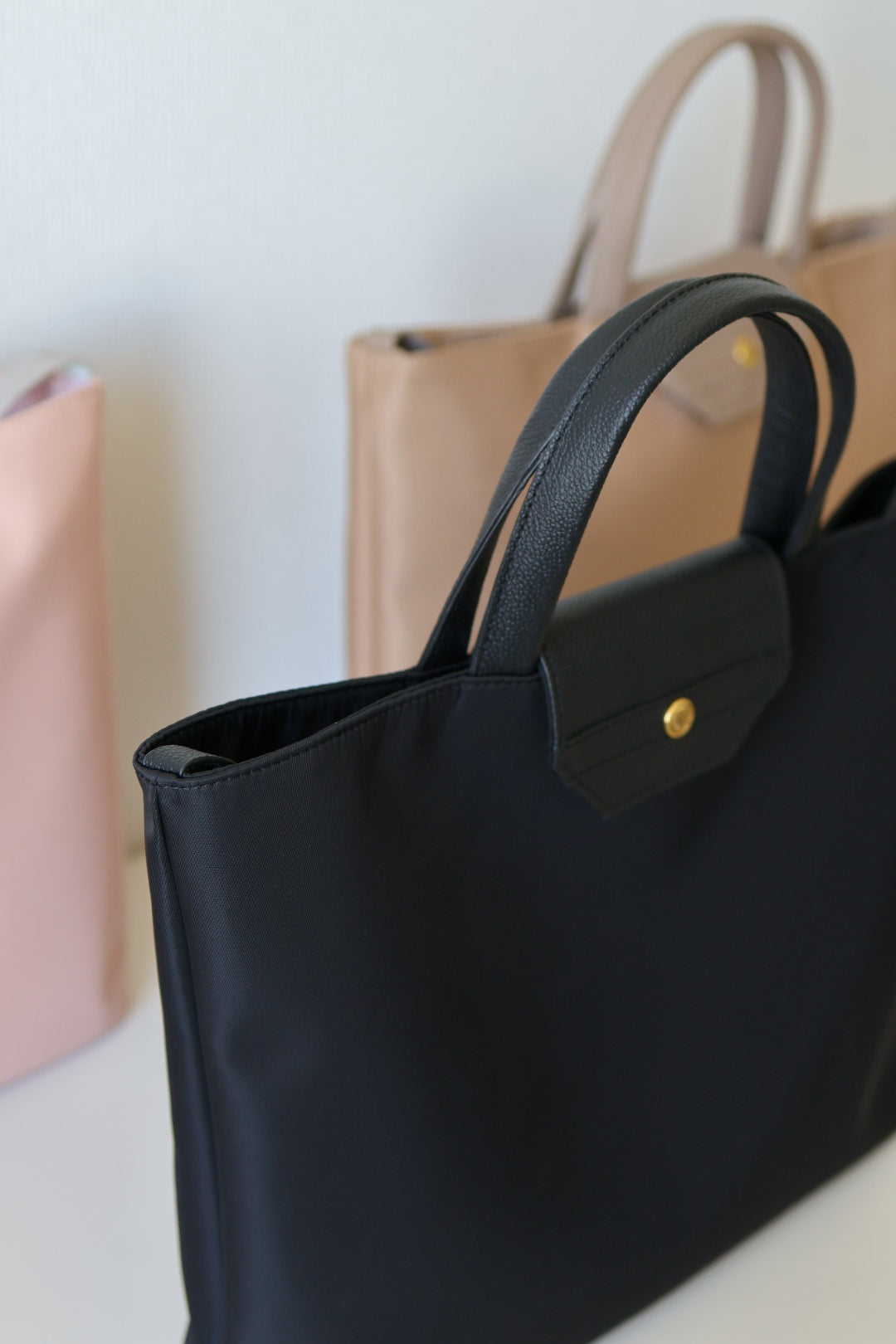 QUIET TOTE 　by the mellow　＜BLACK＞